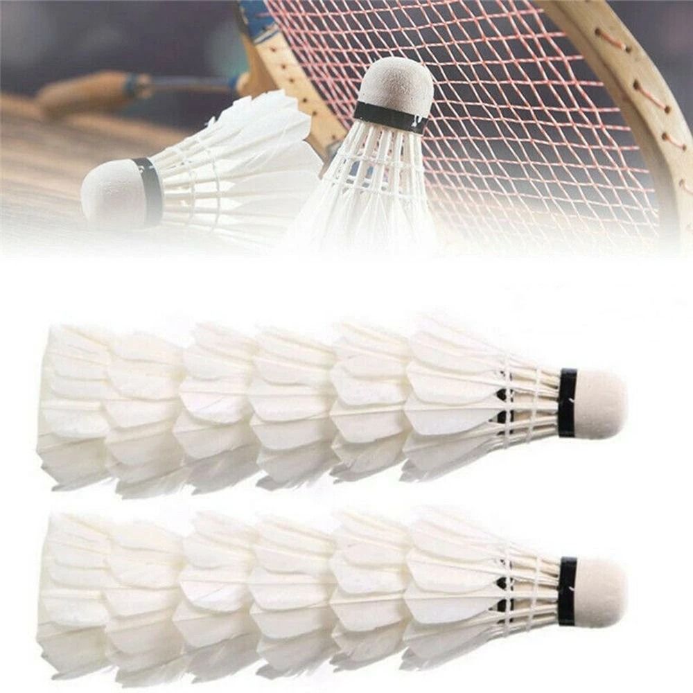 Feather Shuttlecock - Новые белые воланы для бадминтона (3/6/12