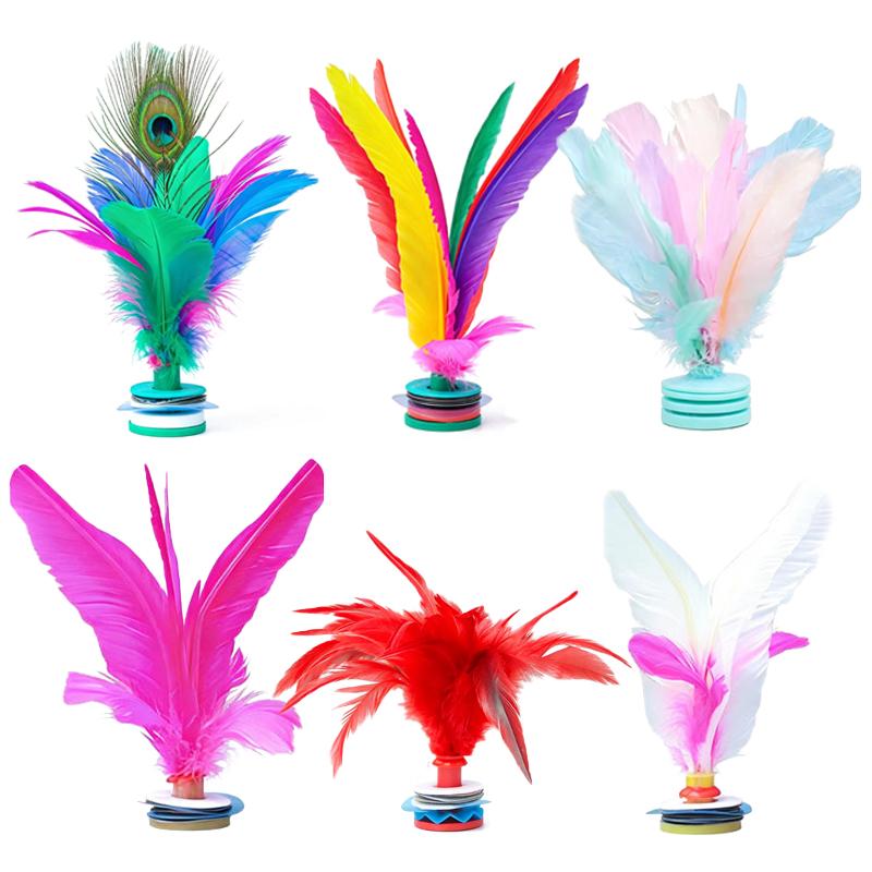 1 шт. разноцветный перьевой во – обзор и цена Feather Shuttlecock