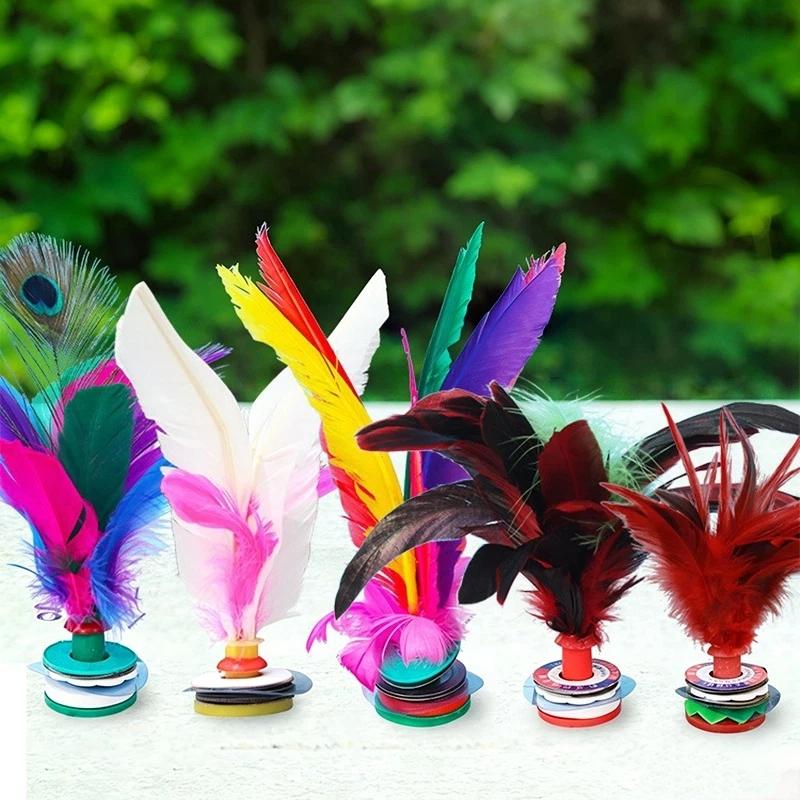 1 шт. разноцветный перьевой во – обзор и цена Feather Shuttlecock