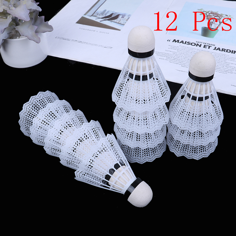 12 шт., пластиковые воланы для – обзор и цена Feather Shuttlecock