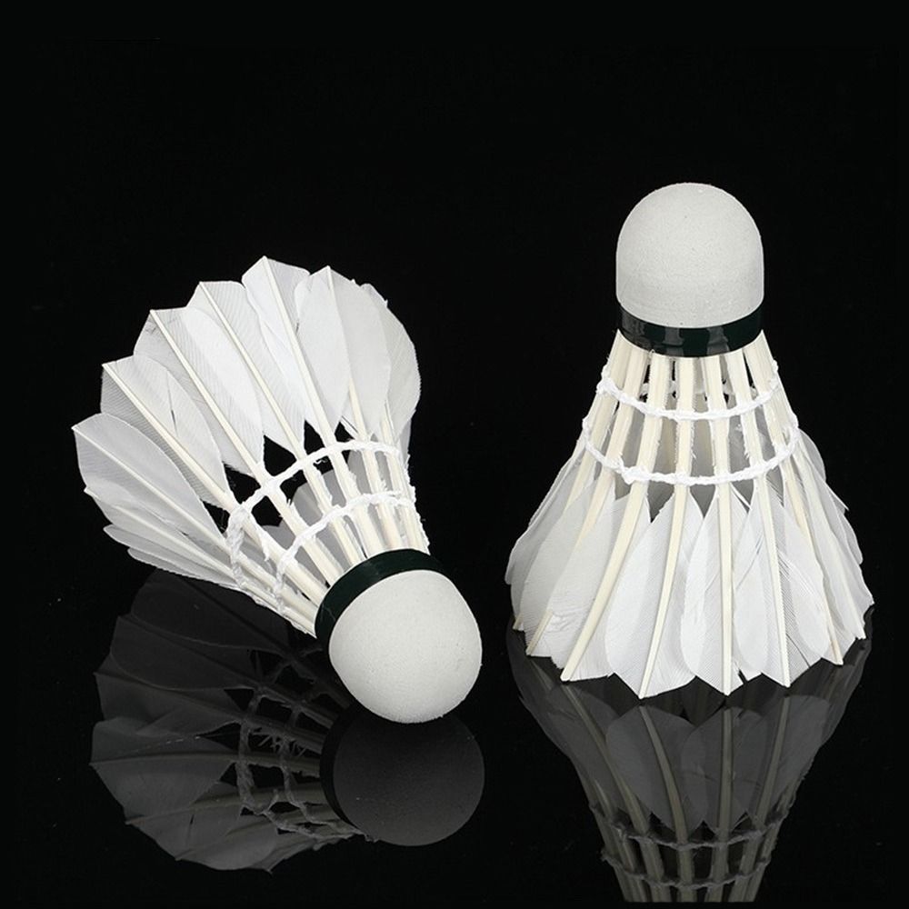 3/6/12 шт. новый белый волан д – обзор и цена Feather Shuttlecock